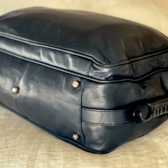 Dolce & Gabbana Black Leather Computer Bag, Briefcase Carry-all bag Shoulder bag - Picture 8 of 12